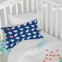 Duvet cover set HappyFriday Moshi Moshi Whale Multicolour Baby Crib 2 Pieces by HappyFriday, Quilts and quilt covers - Ref: D...