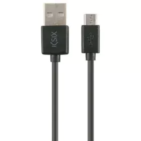 Cable USB a Micro USB Contact 1 m Negro de Contact, Cargadores - Ref: S1902797, Precio: 7,38 €, Descuento: %