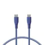 Data / Charger Cable with USB KSIX Blue 1 m by KSIX, Lightning Cables - Ref: S1906080, Price: 6,10 €, Discount: %