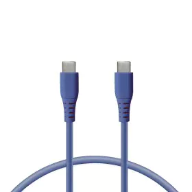 Data / Charger Cable with USB KSIX Blue 1 m by KSIX, Lightning Cables - Ref: S1906080, Price: 6,13 €, Discount: %