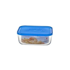 Lunch box Borgonovo Igloo Blue Rectangular 400 ml 13,5 x 9,5 x 6,5 cm 19 x 13,5 x 7,2 cm by Borgonovo, Food storage - Ref: S2...