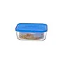 Porta pranzo Borgonovo Igloo Azzurro Rettangolare 400 ml 13,5 x 9,5 x 6,5 cm 19 x 13,5 x 7,2 cm di Borgonovo, Conservazione d...