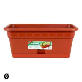 Jardinera con Plato Dem Marrón de Dem, Maceteros de ventana - Ref: S2203505, Precio: 3,67 €, Descuento: %