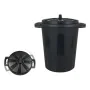 Balde de Lixo Dem Preto Com tampa de Dem, Lixo e reciclagem - Ref: S2203521, Preço: 13,87 €, Desconto: %