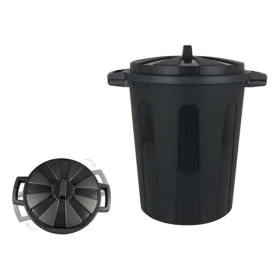 Poubelle Dem Noir Avec couvercle de Dem, Ordures et recyclage - Réf : S2203521, Prix : 13,87 €, Remise : %