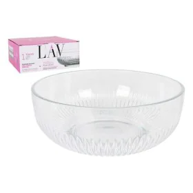 Salad Bowl LAV TOKYO Crystal Transparent (2600 cc) (ø 23 x 9,4 cm) by LAV, Bowls and large cups - Ref: S2206213, Price: 7,15 ...