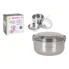 Round Lunch Box with Lid Quttin Stainless steel (Ø 17 cm) by Quttin, Food storage - Ref: S2208358, Price: 7,66 €, Discount: %