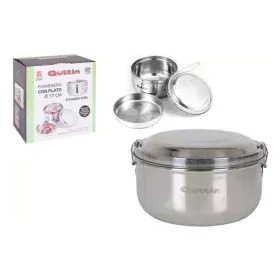 Fiambrera Redonda con Tapa Quttin Acero Inoxidable (Ø 17 cm) de Quttin, Almacenamiento de alimentos - Ref: S2208358, Precio: ...