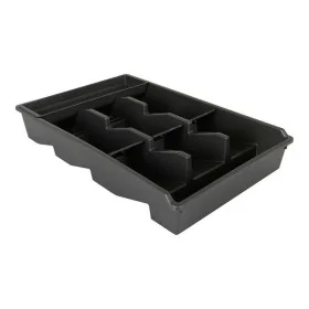 Range-couverts Bella plus Noir 43,6 x 28,7 x 7,13 cm de BigBuy Home, Étagères et supports - Réf : S2210839, Prix : 5,67 €, Re...