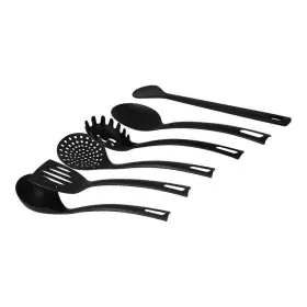 Conjunto de Utensílios para Cozinha Quttin Quttin Preto (6 Unidades) (6 pcs) de Quttin, Colheres de cozinha - Ref: S2210933, ...