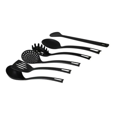 Conjunto de Utensílios para Cozinha Quttin Quttin Preto (6 Unidades) (6 pcs) de Quttin, Colheres de cozinha - Ref: S2210933, ...