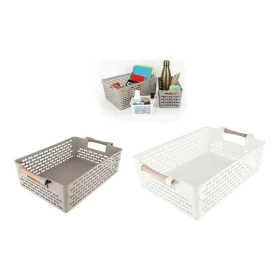 Multi-purpose basket Confortime Wood 32 x 22,5 x 10 cm by Confortime, Shelves and supports - Ref: S2211576, Price: 4,53 €, Di...