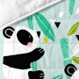 Trapunta HappyFriday Moshi Moshi Azzurro 180 x 260 cm Panda di HappyFriday, Trapunte e copriletti - Rif: D1609714, Prezzo: 68...