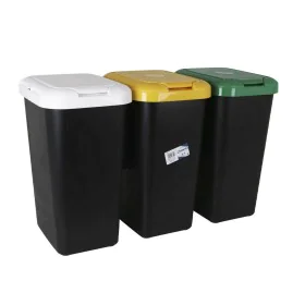 Cubo de Basura para Reciclaje Inde 3 x 25 l de Inde, Cubos de reciclaje para el hogar - Ref: S2213729, Precio: 19,97 €, Descu...