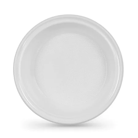 Lot d'assiettes réutilisables Algon Rond Blanc 20,5 x 3 cm Plastique 100 Unités de Algon, Platines - Réf : S2214245, Prix : 5...