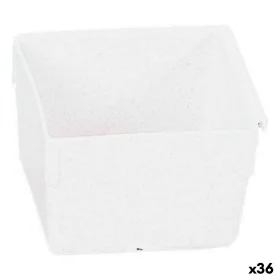 Caja Multiusos Modular Blanco 8 x 8 x 5,3 cm (36 Unidades) de BigBuy Home, Cajas y arcones de almacenaje - Ref: S2226302, Pre...