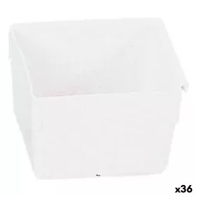 Caja Multiusos Modular Blanco 8 x 8 x 5,3 cm (36 Unidades) de BigBuy Home, Cajas y arcones de almacenaje - Ref: S2226302, Pre...