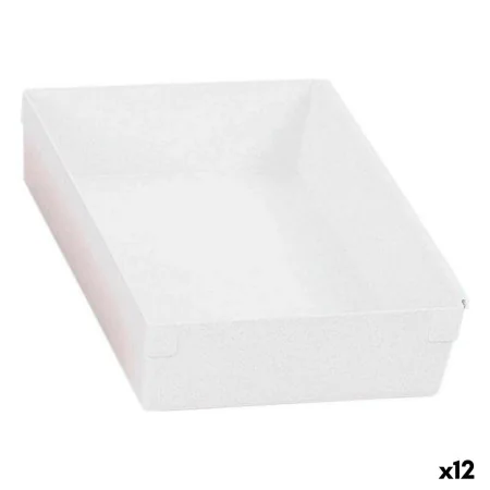 Mehrzweckbox Modular Weiß 22,5 x 15,5 x 5,3 cm (12 Stück) von BigBuy Home, Aufbewahrungsboxen und -truhen - Ref: S2226308, Pr...