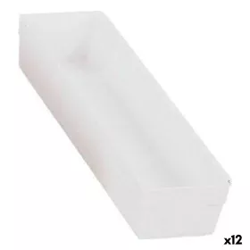 Boîte Multiusage Modulaire Blanc 30,5 x 8 x 5,3 cm (12 Unités) de BigBuy Home, Boîtes et coffres de rangement - Réf : S222631...