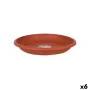 Flower Pot Dish Dem Squares Brown 24 x 2 x 3,2 cm (6 Units) by Dem, Accessories - Ref: S2228453, Price: 3,35 €, Discount: %