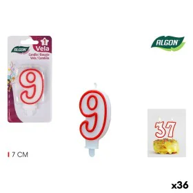 Set de Velas Algon Rojo (36 Unidades) de Algon, Juegos - Ref: S2229286, Precio: 8,52 €, Descuento: %