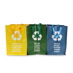 Recycling bag set Confortime Raffia 3 Pieces by Confortime, Waste and recycling - Ref: S2234083, Price: 7,03 €, Discount: %