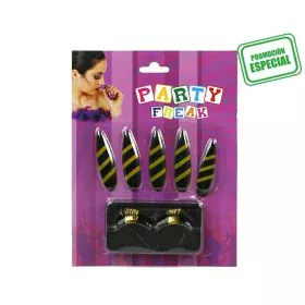 Faux ongles 7637 Abeille Faux cils de BigBuy Carnival, Sets et coffrets de vernis - Réf : S2400265, Prix : 3,99 €, Remise : %