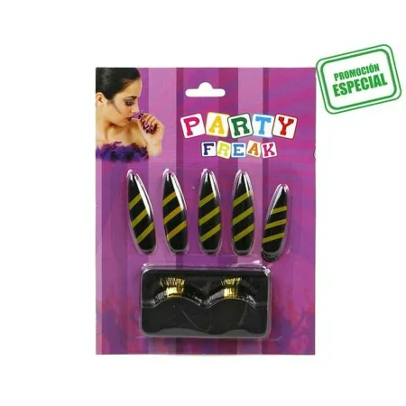 Unhas postiças 7637 Abelha Pestanas Postiças de BigBuy Carnival, Conjuntos de unhas - Ref: S2400265, Preço: 3,99 €, Desconto: %