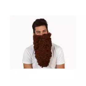 Acessório para Fantasia Curly Castanho Barba/Bigode de BigBuy Carnival, Disfarces com acessórios - Ref: S2400267, Preço: 5,80...