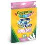 Set of Felt Tip Pens Pastel Crayola Washable (12 uds) by Crayola, Drawing materials - Ref: S2411026, Price: 4,92 €, Discount: %