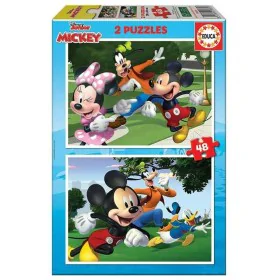 Puzzle Educa Disney Junior Mickey (48 pcs) de Educa, Puzzles classiques - Réf : S2415805, Prix : 8,99 €, Remise : %