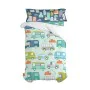 Conjunto de capa de edredom HappyFriday Moshi Moshi Holidays Multicolor Solteiro 2 Peças de HappyFriday, Edredão e capas de e...