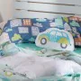 Duvet cover set HappyFriday Moshi Moshi Holidays Multicolour Single 2 Pieces by HappyFriday, Quilts and quilt covers - Ref: D...