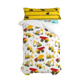 Duvet cover set HappyFriday Mr Fox Machinery Multicolour Single 2 Pieces by HappyFriday, Quilts and quilt covers - Ref: D1609...