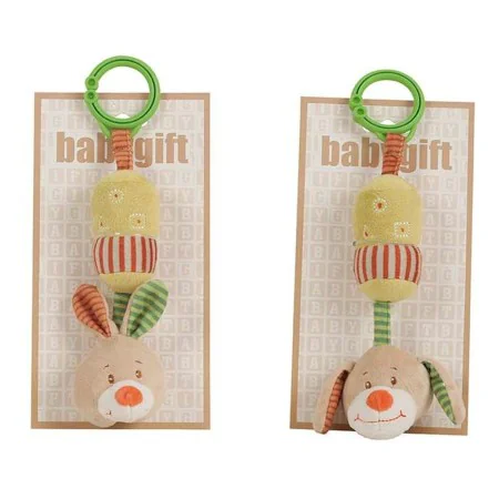 Rattle Baby Rabbit Dog Rattle by BigBuy Fun, Rattles and plush hoops - Ref: S2427016, Price: 7,21 €, Discount: %