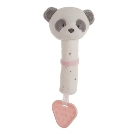 Anneau de dentition pour bébé Ours Panda Rose 20cm de BigBuy Fun, Tétines et anneaux de dentition - Réf : S2427078, Prix : 7,...