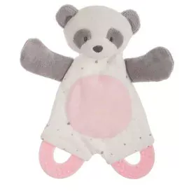 Doudou Baby Cor de Rosa 20 cm Mordedor Urso Panda de BigBuy Fun, Cobertores e mantas - Ref: S2427091, Preço: 7,74 €, Desconto: %