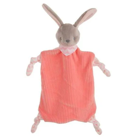 Baby Comforter Rabbit Pink 29 x 29 cm by BigBuy Fun, Animals and figures - Ref: S2427092, Price: 8,26 €, Discount: %