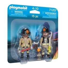 Figure Articolate Playmobil 71207 Pompiere 15 Pezzi Duo di Playmobil, Personaggi di gomma - Rif: S2429630, Prezzo: 7,83 €, Sc...