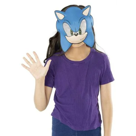 Máscara Sonic Niños de Sonic, Máscaras - Ref: S2430846, Precio: 6,73 €, Descuento: %