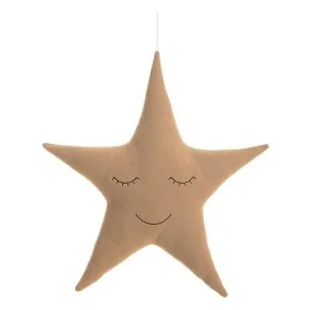 Cojín Marrón Estrella 51 x 51 cm de BigBuy Kids, Cojines de peluche - Ref: S2431832, Precio: 7,49 €, Descuento: %