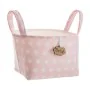 Cesta Rosa Estrellas Con asas 17 x 13,5 x 20 cm de BigBuy Kids, Almacenamiento - Ref: S2431843, Precio: 6,03 €, Descuento: %