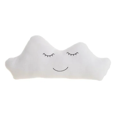 Coussin Nuages 50 x 24 cm Blanc de BigBuy Kids, Coussins en peluche - Réf : S2431844, Prix : 5,81 €, Remise : %