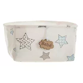 Basket Printed Stars 18 x 14 x 10,5 cm by BigBuy Kids, Storage - Ref: S2431847, Price: 7,02 €, Discount: %