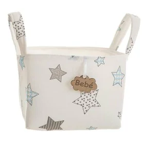 Cabaz Estampado Estrelas Com pegas 17 x 13,5 x 20 cm de BigBuy Kids, Armazenamento - Ref: S2431848, Preço: 6,69 €, Desconto: %