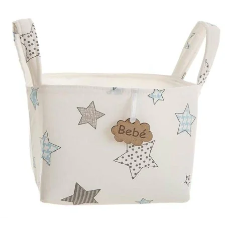 Cestino Stampa Stelle Con manici 17 x 13,5 x 20 cm di BigBuy Kids, Conservazione - Rif: S2431848, Prezzo: 6,03 €, Sconto: %