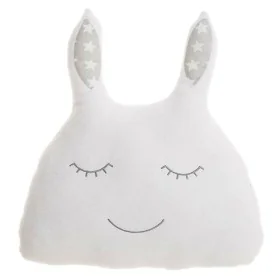 Cojín Blanco 36 x 34 cm Conejo de BigBuy Kids, Cojines de peluche - Ref: S2431853, Precio: 6,45 €, Descuento: %