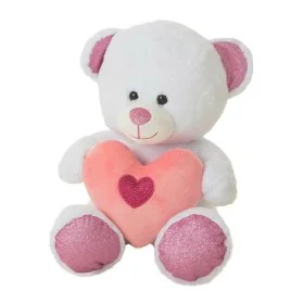 Fluffy toy Bear 16 cm Heart by BigBuy Kids, Animals and figures - Ref: S2434966, Price: 5,77 €, Discount: %