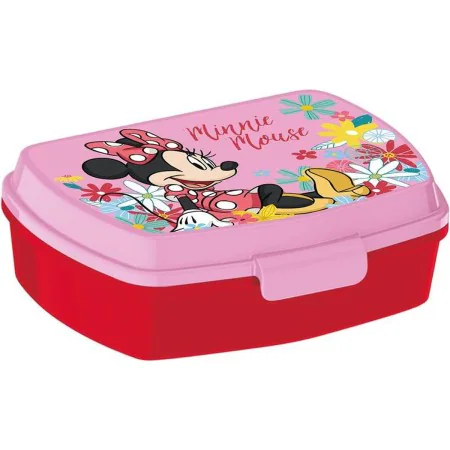 Sandwichera Minnie Mouse Spring Look Infantil Rectangular Polipropileno 17 x 14 x 5,6 cm de Minnie Mouse, Fiambreras - Ref: S...