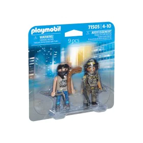 Playset Playmobil 71505 Police Officer Thief 9 Pieces by Playmobil, Toy figures playsets - Ref: S2435561, Price: 7,54 €, Disc...